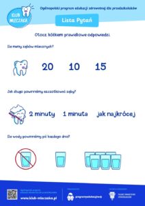 Lista pytań